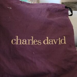 Charles David Women's Bag in Deep Burgundy.  Vintage Bag